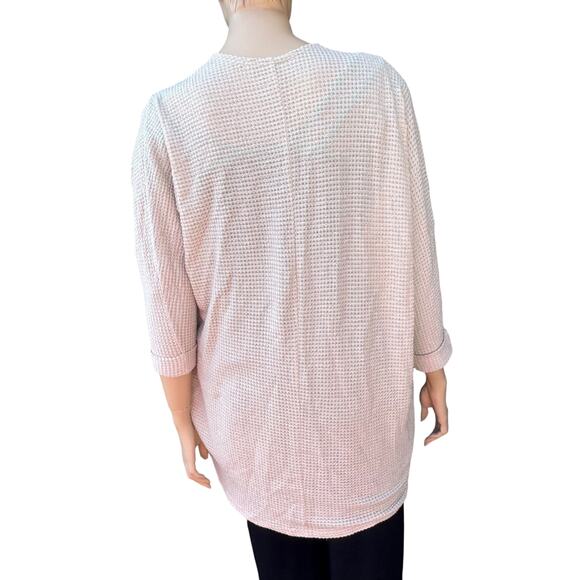 XXL Waffle Knit Cardigan Sweater Batwing Yellow - Picture 5 of 6